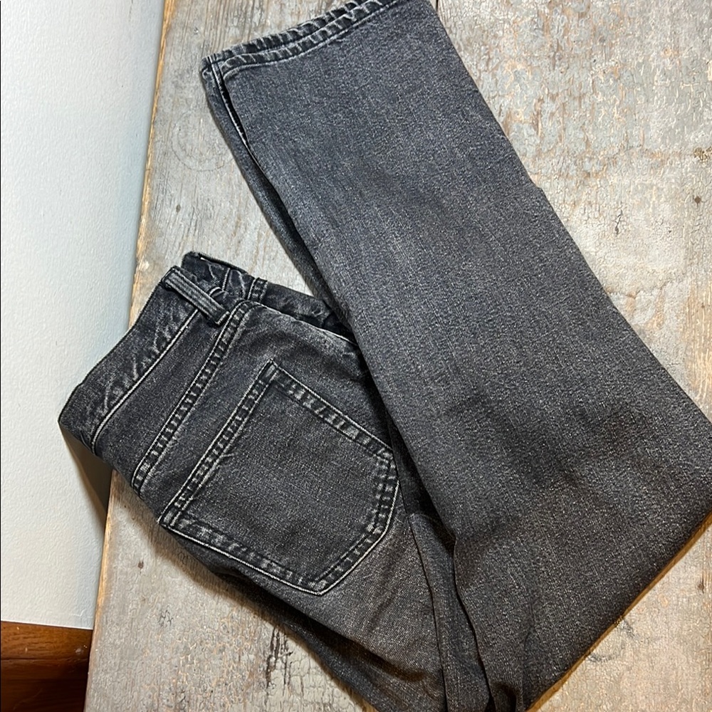 JAPAN GU~Sister of UNIQLO~BLACK Baggy Woman’s JEANS Medium